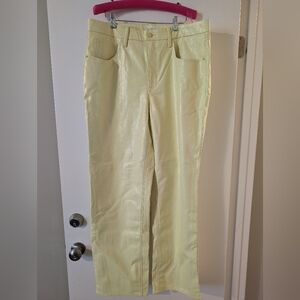 Good American Light Yellow Pants